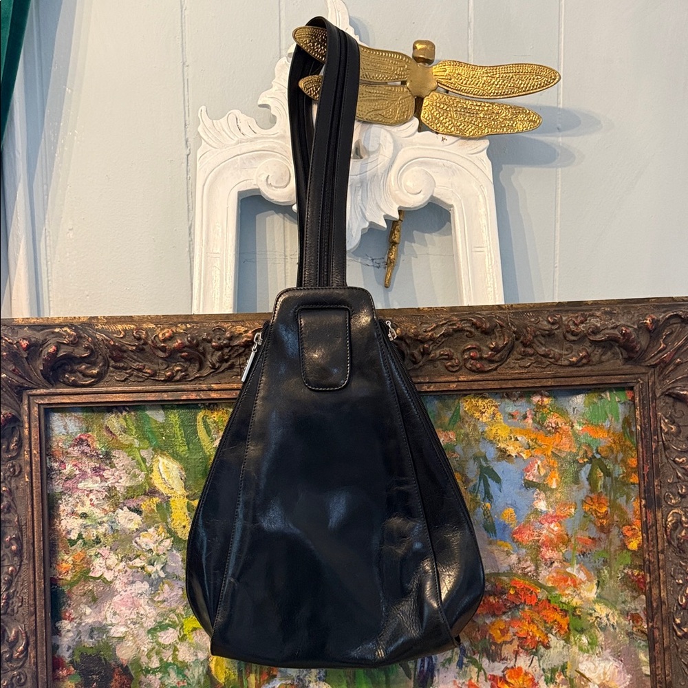 HOBO Black Leather Shoulder sling back/shoulder bag